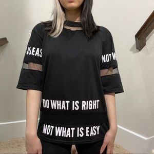 Black and White Graphic Tee